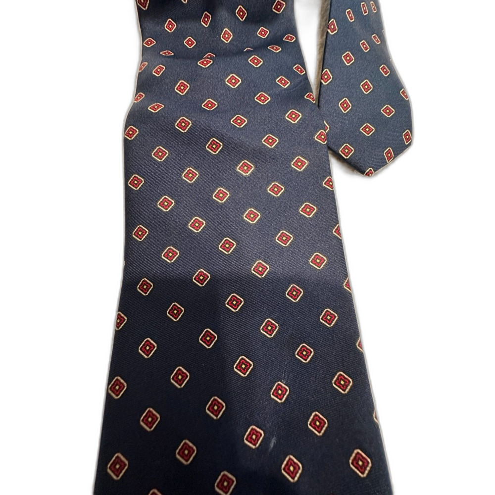 Bert Pulitzer 100% Silk Tie Blue Red